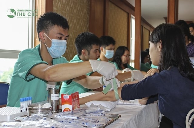Khám sức khỏe công ty Lotte tại Thu Cúc TCI