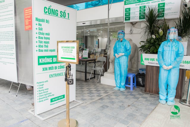 Bệnh viện Thu Cúc phòng chống dịch bệnh COVID-19