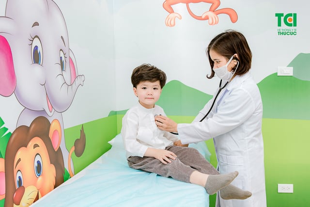 Khám sức khỏe định kỳ cho trẻ tại Hệ thống Y tế Thu Cúc TCI