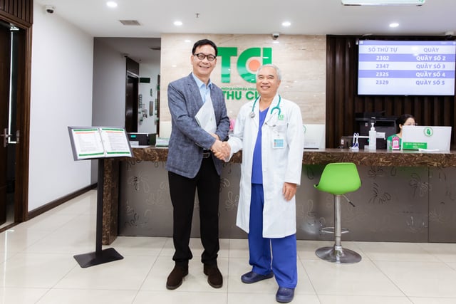 NSƯT Đức Khuê khám sức khỏe tổng quát tại Thu Cúc TCI