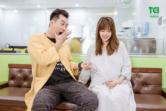 Chúc mừng gia đình diễn viên Anh Tuấn và vợ Lâm Diễm Quỳnh đón bé Xoài nhỏ bình an tại TCI