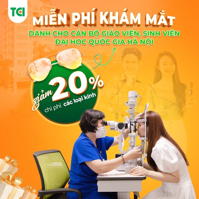 Chương trình &#8220;Mắt sáng học đường&#8221; dành cho cán bộ giáo viên, sinh viên Đại học Quốc gia Hà Nội