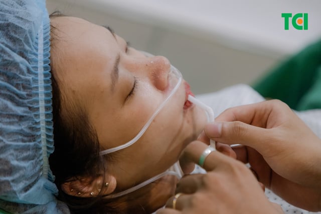 Ảnh Tiktoker triệu follower Đào Nguyễn Ánh trải nghiệm cùng vợ bầu tại TCI