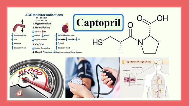 Captopril &#8211; Thuốc điều trị tăng huyết áp và suy tim hiệu quả