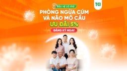 Bảo vệ cả nhà trước Cúm và Não mô cầu &#8211; TCI ưu đãi 5% vắc-xin