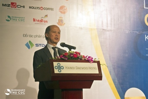 Thứ trưởng Bộ Xây Dựng Nguyễn Trần Nam phát biểu tại lễ công bố dự án