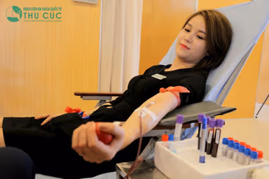 Ngày hội hiến máu nhân đạo tại Bệnh viện Thu Cúc
