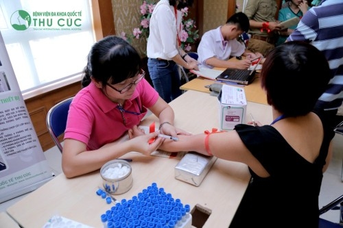 NGÀY HỘI HIẾN MÁU NHÂN ĐẠO TẠI BỆNH VIỆN ĐA KHOA QUỐC TẾ THU CÚC