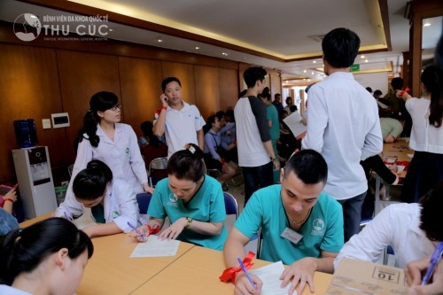 NGÀY HỘI HIẾN MÁU NHÂN ĐẠO TẠI BỆNH VIỆN ĐA KHOA QUỐC TẾ THU CÚC