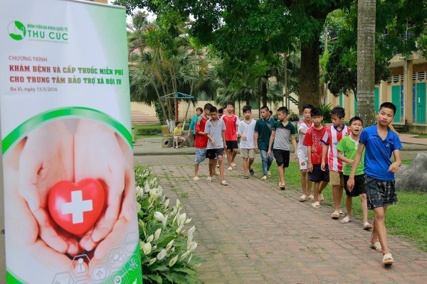 Bệnh viện Thu Cúc khám sức khỏe thiện nguyện tại Trung tâm bảo trợ LĐXH IV – Ba Vì