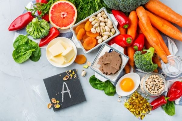 Vitamin A có chứa trong những thực phẩm giúp mau lành vết thương