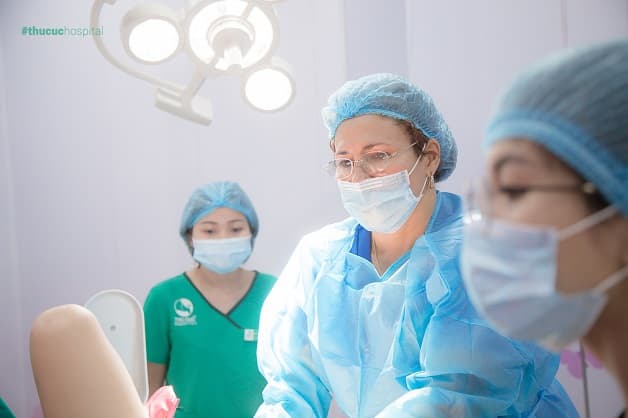 Ca sinh thường tại bệnh viện ĐKQT Thu Cúc