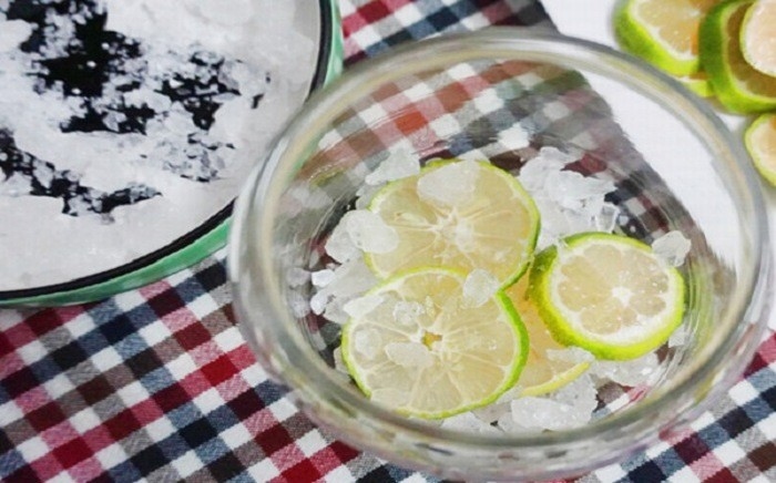 Chanh và đường phèn