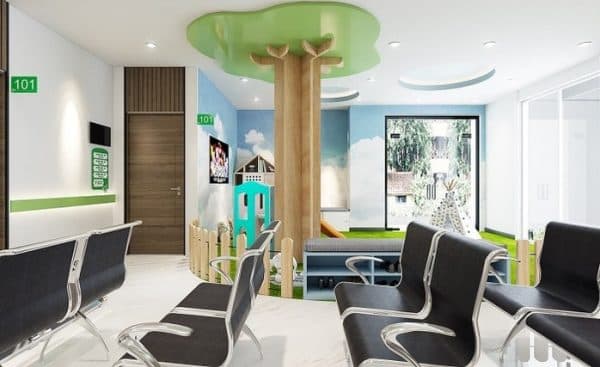 phòng khám thu cúc có khu vui chơi cho bé hiện đại bậc nhất