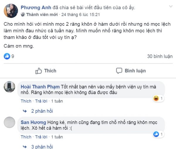 nhổ răng khôn mọc lệch ở đâu tốt