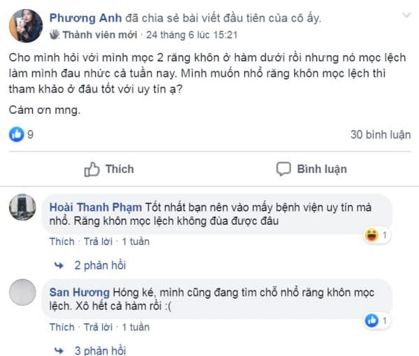 nhổ răng khôn mọc lệch ở đâu tốt