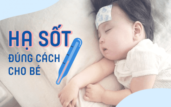 hạ sốt nhanh cho trẻ bị viêm họng cấp