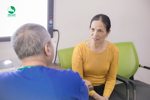 Kết quả thăm khám cho thấy cô Thơm bị tăng mỡ máu và u máu gan phải