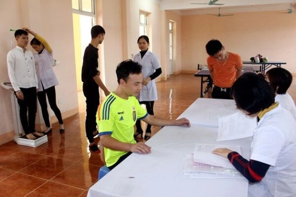 khám sức khỏe nghĩa vụ quân sự
