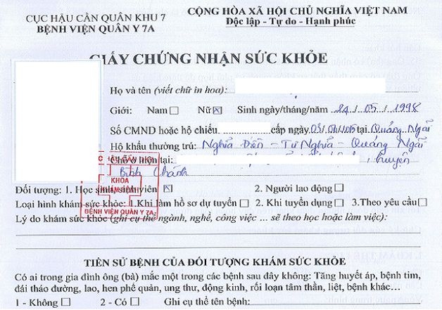 khám sức khỏe định kỳ áp dụng theo thông tư 13