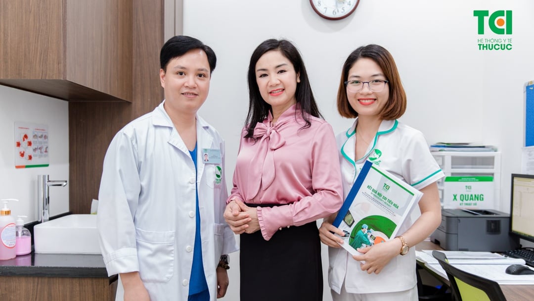 NSND Thu Hà trải nghiệm khám sức khỏe tại Thu Cúc TCI