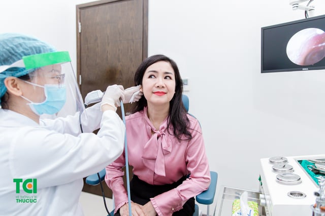 NSND Thu Hà trải nghiệm khám sức khỏe tại Thu Cúc TCI