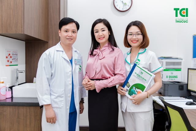 NSND Thu Hà trải nghiệm khám sức khỏe tại Thu Cúc TCI