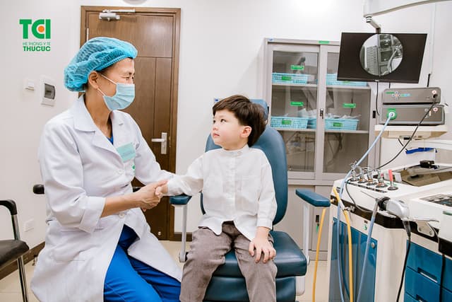 Khám sức khỏe định kỳ cho trẻ tại Hệ thống Y tế Thu Cúc TCI