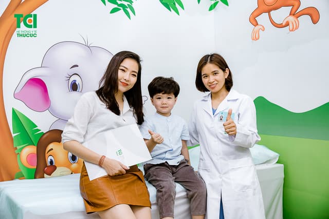Khám sức khỏe định kỳ cho trẻ tại Hệ thống Y tế Thu Cúc TCI