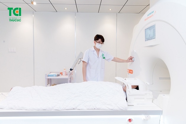 chẩn đoán rối loạn tiền đình bằng chụp cộng hưởng từ MRI sọ não