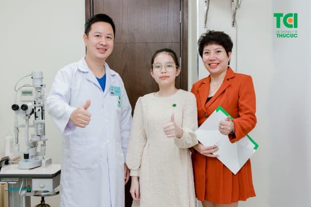Hệ thống Y tế Thu Cúc TCI vẫn luôn là địa chỉ tin cậy, được nhiều cha mẹ tin tưởng và lựa chọn cho con em mình tầm soát và khám mắt định kỳ