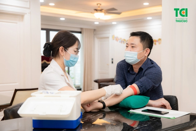 xét nghiệm máu tận nhà