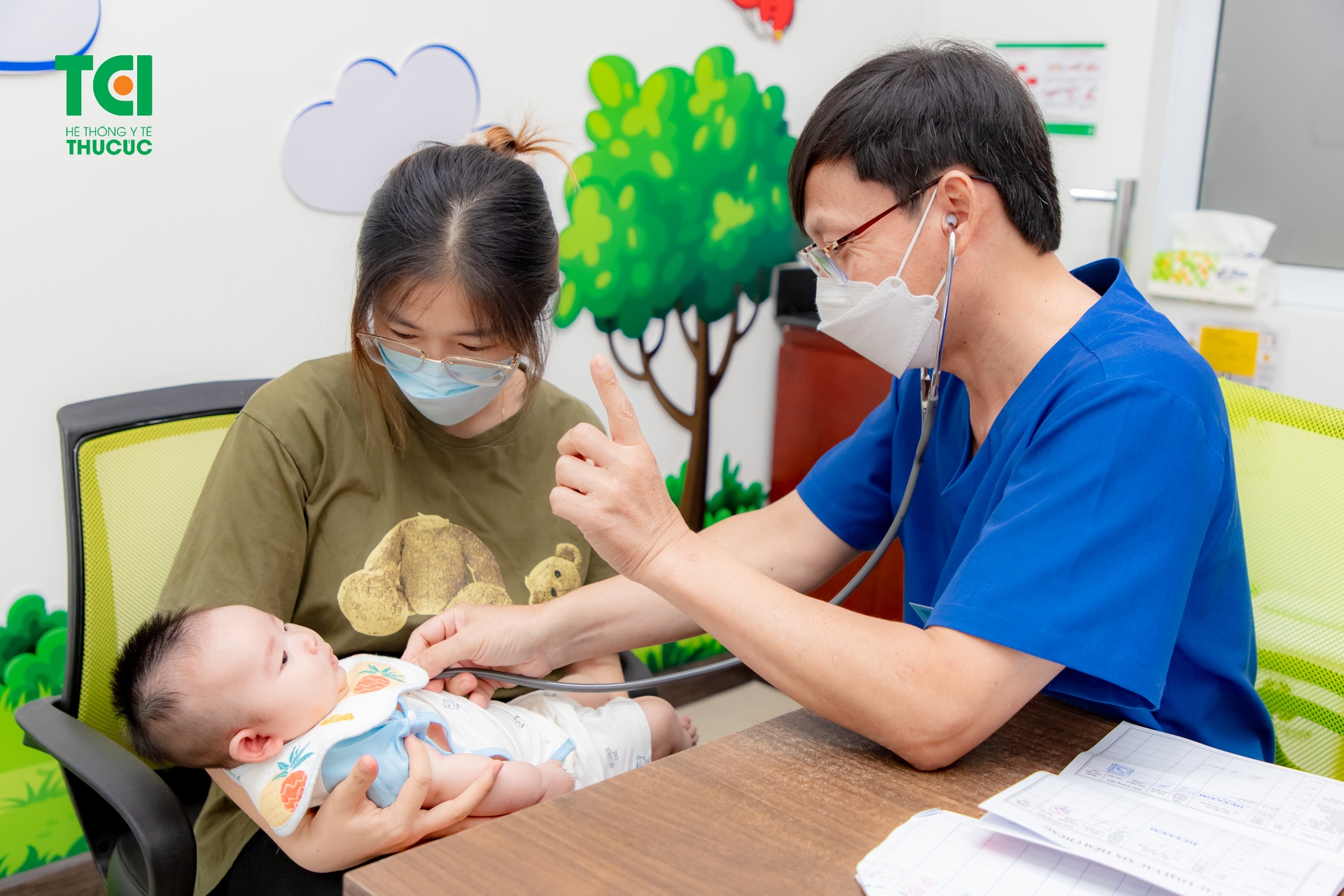 Phòng tiêm chủng Thu Cúc TCI đảm bảo chức năng khám/ tư vấn và an toàn tiêm chủng cho trẻ