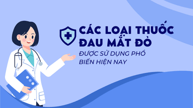 6 Loại thuốc đau mắt đỏ được sử dụng phổ biến hiện nay