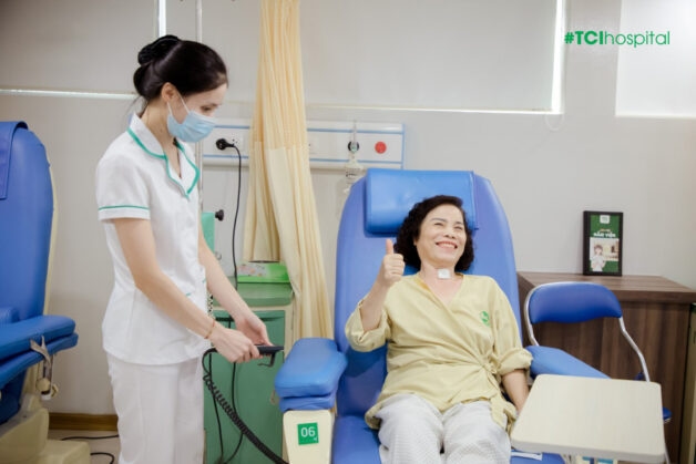 Hình ảnh rạng rỡ của bệnh nhân H. sau khi điều trị bướu giáp bằng đốt sóng cao tần