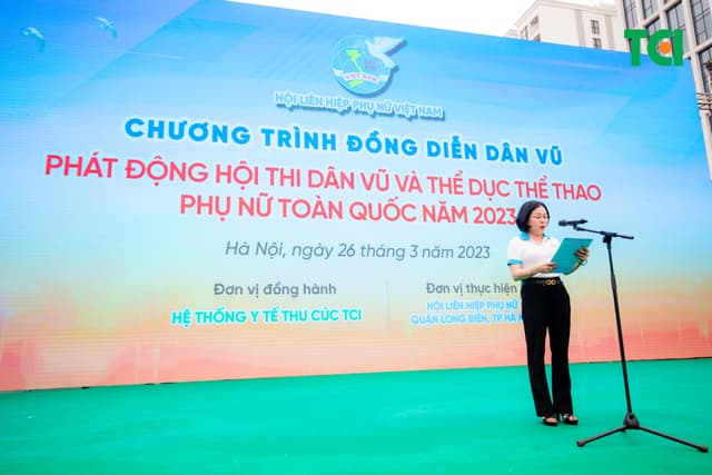 Ảnh Sự kiện Đồng diễn dân vũ – Phụ nữ Việt Nam giàu sức sống