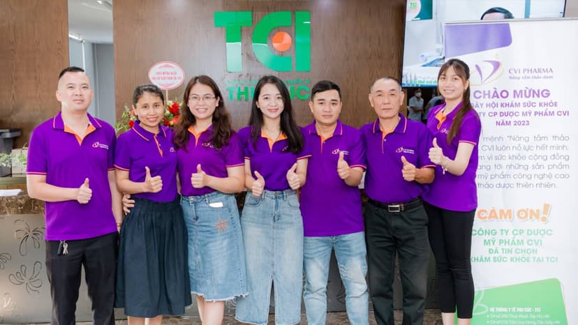 CVI thực hiện khám sức khỏe cho CBNV định kỳ tại Thu Cúc TCI