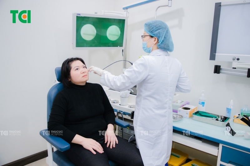 Quá trình thăm khám diễn ra nhanh chóng, thuận lợi