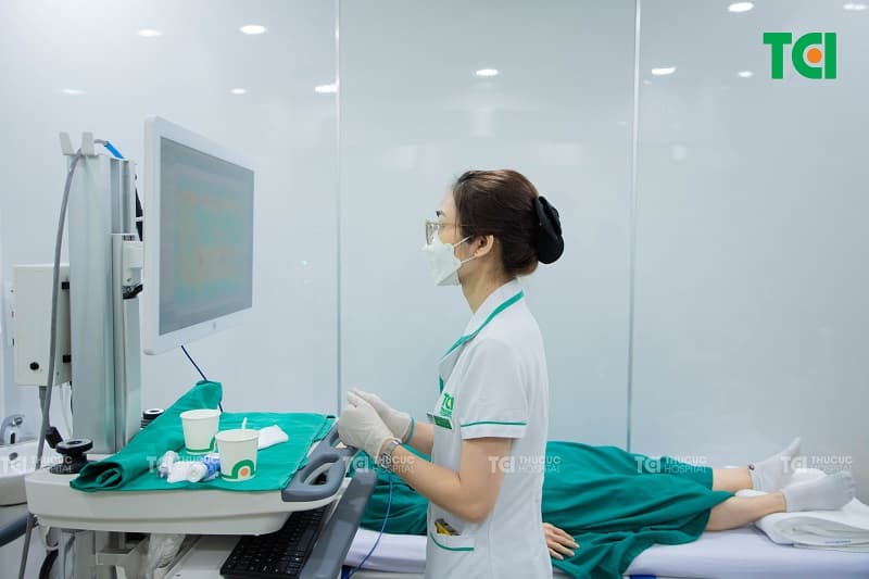 Bệnh viện ĐKQT Thu Cúc là một trong số ít cơ sở ở miền Bắc áp dụng phương pháp đo HRM thực quản trong chẩn đoán bệnh lý đường tiêu hóa.