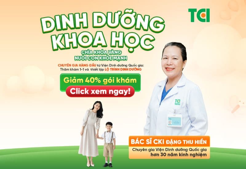 Giảm 40% gói khám dinh dưỡng cùng chuyên gia