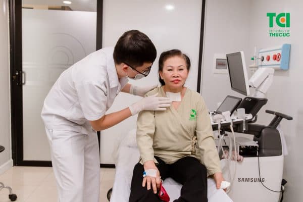 Đốt sóng cao tần tiêu u tuyến giáp tại Thu Cúc TCI