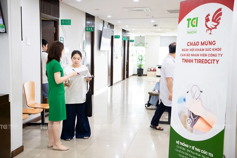 Employee's personal information to update health examination records