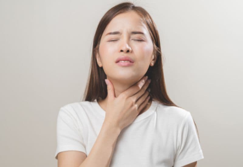 Khó thở nuốt nghẹn