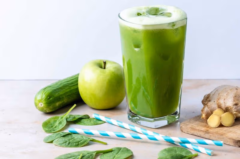 nước ép táo dưa chuột tốt cho gan