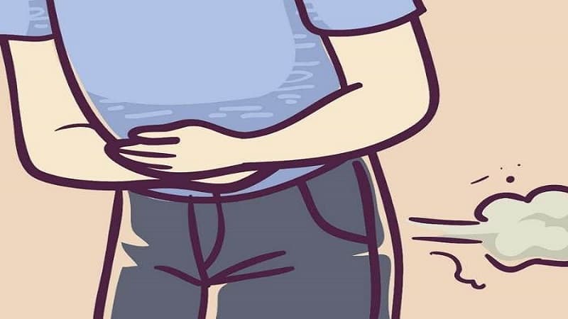 Nhiều bệnh nhân IBS gặp tình trạng trung tiện quá mức