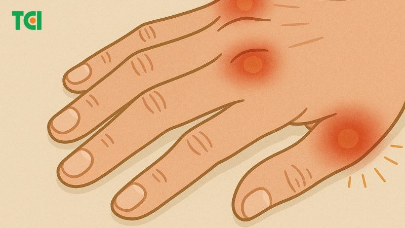 Bệnh gout có thể gây tăng nguy cơ bị bệnh ngón tay lò xo