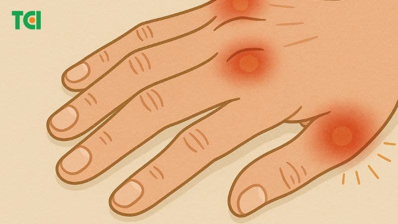 Bệnh gout có thể gây tăng nguy cơ bị bệnh ngón tay lò xo