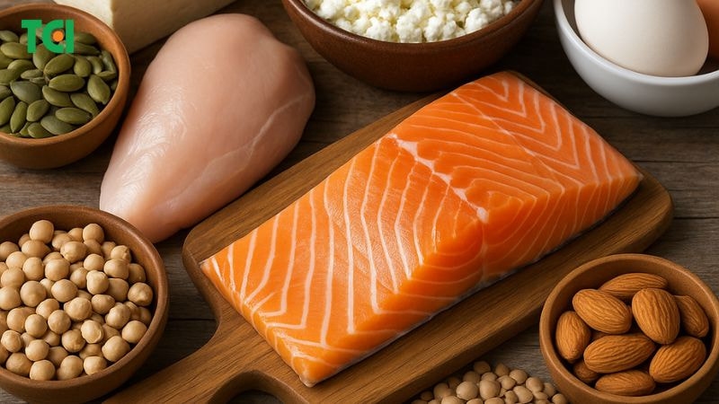 Đạm là thành phần thiết yếu giúp tái tạo tế bào và tăng cường hệ miễn dịch