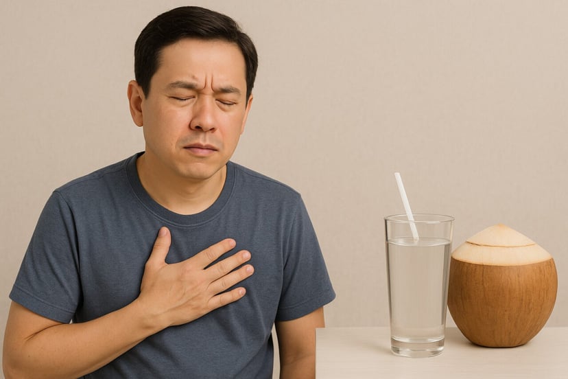 Giải đáp: Bị trào ngược dạ dày uống nước dừa được không