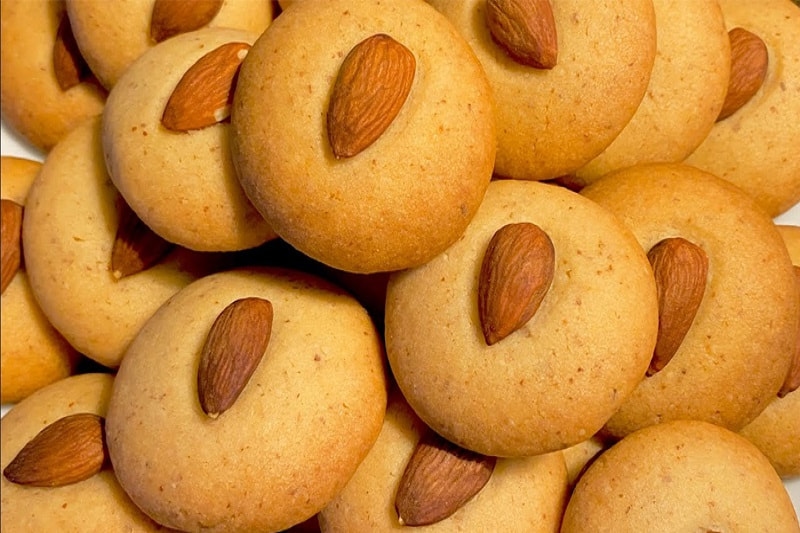bánh dinh dưỡng cho bà bầu - bánh quy hạnh nhân
